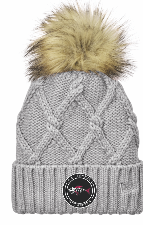 New Era Knit Cap with Pom