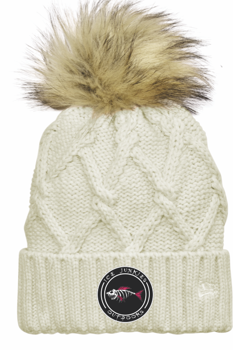 New Era Knit Cap with Pom
